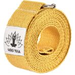 Guru Yoga Doğal Yoga Kemeri Sarı 250 cm
