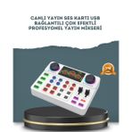 Gürültü Engelleme Özellikli Canlı Yayın Ses Kartı