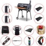 Guruss CG-075 Silver Paket Kömürlü Barbekü Mangal