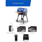 Guruss Tam Set Cg-050 Komurlu Mangal - Gece Mavisi