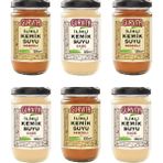 Gurvita Dana Ilikli Kemik Suyu 3AD SADE+3AD Sebzeli 320 ml 6'lı - 1 Paket