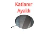 Güryan Katlanır Ayaklı Tüplü Saç 70 Cm Gözleme Katmer Yufka Sacı