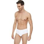 Güryıldız 24501 Beyaz 12 Adet Erkek Büyük Beden Penye Slip Külot
