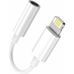 Güse Apple Apple iPhone Uyumlu Lightning 3.5mm Kulaklık Dönüştürücü - Beyaz