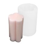 Gusengo 2 Pcs Çiçek Silikon Silindir Mum Kalıbı
