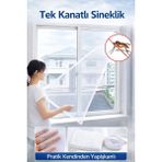 Gusion Yapışkanlı Tek Kanat Sineklik 1 Adet 125 cm x 75 cm Boyutunda Sinek, Sivrisinek ve Diğer Uçan Haşereler - 125 x 75 cm - 125. x 75 cm