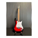 guson Strat Kasa Kırmızı Beyaz Elektro Gitar Sss ( Kılıf, Pena, Askı, Kablo Hediye )