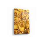 Gustave Klimt Cam Tablo Hediyelik, Dekoratif, Ofis, Mutfak