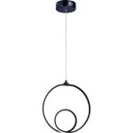 Gusto Lighting Alvina Tekli LED Sarkıt Avize,siyah 3 Renk Yanabilen LED Avize,modern Salon Oda LED Avize