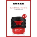 Gutss Şekillendirici Titanyum Aqua Wax No:6 150ml X3