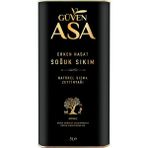 Güven Asa Erken Hasat Soğuk Sıkım Zeytinyağı 5 L Teneke Gömeç Menşeli Yoğun Aroma - 5 lt