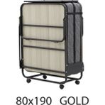 Güven Madeni Eşya Gold 80 x 190 Katlanır Karyola - Beyaz