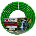 Güven Plastik 1/2 20 m Market Tipi Çim Örgülü Bahçe Hortumu
