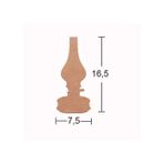 Güven Sanat Ahşap Gaz Lambası 18 mm H143 Obje