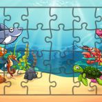 Güven Serigrafi Deniz Canlıları 24 Parça Model 14 Ahşap Çocuk Puzzle Yapboz