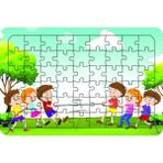 Güven Serigrafi İp Çekme Oyunu 54 Parça 19,5 x 29,5 cm Ahşap Çocuk Puzzle Yapboz