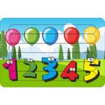 Güven Serigrafi Model 1 Sayılar Çubuk Ahşap Çocuk Puzzle Yapboz