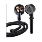 Güven Turbo Fan Siyah Duş Seti