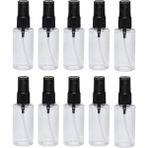 Güvenç Ambalaj 50ML - 10 Adet - Şeffaf Boş Plastik Pet Şişe