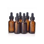 Güvenç Ambalaj Cam Şişe Damlalıklı Kahverengi 6 x 30 ML