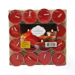 Güvenle Al 16 PARÇA KIRMIZI TEA LİGHT YUVARLAK MUM (4745)