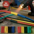 Güvenle Al 164 Parça Isı ile Daralan Makaron Seti – Elektrik Kablo İzolasyon &amp;amp; Koruma Kılıfı, Renkli Shrink Tube Set (4745)