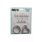 Güvenle Al 20PCS PASTA SÜSLEME UÇ SETİ= 12-METAL KURABİYE KALIP METAL=3-KALP - 3-YUVARLAK 2-UÇ TUTUCU PLS.ADAPTÖR (4745)