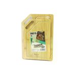 Güvenle Al 2PCS SETKIRIK KENARLI - OVAL DELİKLİ AHŞAP BAMBU KESİM PANOSU - KESME TAHTASI 18X28X1CM--22X32X1CM (4745)