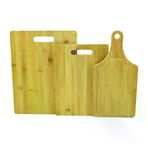 Güvenle Al 3 BOY SET AHŞAP BAMBU KESİM PANOSU 16X22 - 20X28 - 25X33CM (4745)
