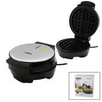 Güvenle Al BELÇİKA WAFFLE MAKİNESİ ELEKTRİKLİ 4 WAFFLE - YAPIŞMAZ DÖKÜM PLAKA PASLANMAZ ÇELİK ÜST KAPLAMA SSM-2591 (4745)