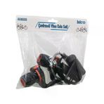 Güvenle Al ÇEVİRMELİ BİSİKLET VİTES KOLU SETİ 2PCS VİTES KOLU - 2PCS ELCİK - TEL - TEL KORUYUCU KANAL KABLO (4745)