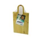 Güvenle Al DİKDÖRTGEN=22X38CM AHŞAP BAMBU KESİM PANOSU - KESME TAHTASI OVAL KULPLU (4745)