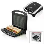 Güvenle Al ELEKTRİKLİ TOST MAKİNESİ 2 DİLİM GRANİT YAPIŞMAZ YÜZEY - KİLİTLENEBİLİR KAPAK 750W SSM-2587 (4745)