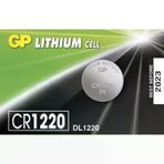 Güvenle Al GP LITHIUM CELL CR-1220 DL-1220 PARA PİLİ 3V 5Lİ KART (4745)