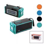 Güvenle Al J-İPOK P-520 HASUBA HS-293 FENERLİ SOLAR PANELLİ - USB ŞARJLI BLUETOOTH FM RADYO MP3 USB - TF PLAYER 8W (4745)