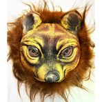 Güvenle Al Kahverengi Saçlı Kaplan Aslan Leopar Maskesi Mega Peluş 32 No (4745)