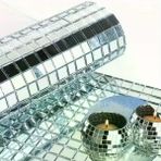 Güvenle Al Kare Silver Cam Mozaik Fayans Çıkartmaları El İşi Kare Cam Fayans Kendinden Yapışkanlı Aynalı Dekor Panel 30x30 Cm (4745)