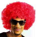 Güvenle Al Kırmızı Renk Kıvırcık Afro Bonus Peruk (4745)