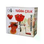 Güvenle Al KOLLU ALÜMİNYUM SALÇA MAKİNESİ SÜZGEÇLİ - PLASTİK HAZNELİ (4745)