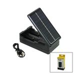Güvenle Al LI-ION CHARGER MS-TYN82 SOLAR - GÜNEŞ ENERJİLİ 2Lİ PİL ŞARJ ALETİ 1200mA (4745)