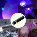 Güvenle Al Mini Cep Boy USB İle Şarj Olan Oje Kurutucu Sahte Para Kontol LED UV Mor Işık El Feneri (4745)