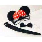 Güvenle Al Minnie Mouse Gözlüğü Papyonu Kuyruğu Seti (4745)