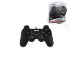 Güvenle Al PS3 SİYAH OYUN KOLU ANALOG TİTREŞİMLİ USB KABLO 15 TUŞ - 2 ANALOG - 8 YÖN TETİKLEYİCİ 1.8MT KABLO (4745)