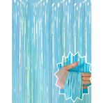 Güvenle Al Soft Mavi Püsküllü Kapı Perdesi - Parti, Baby Shower, Sünnet Süsü, Cinsiyet Partisi 1x2 m (4745)