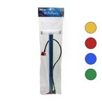 Güvenle Al TERS BASMALI METAL GÖVDE PLASTİK KOL İRAN EL POMPASI 55CM TOP - BİSİKLET - MOTOR AYAKLIK APARATLI (4745)