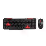 Güvenle Al USB KABLOLU KLAVYE - MOUSE SET KIRMIZI TUŞLU Q KLAVYE 1600DPI MOUSE