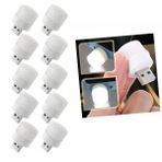 Güvenle Al USB Mini Top LED 10’lu Aydınlatma Seti – Beyaz Renkli Gece Lambası, Enerji Tasarruflu Mikro LED Işıklar (4745)