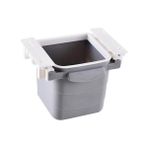 Güvenli Sepet Mini Masa Çöp Kovası Plastik Tezgah Altı Geri Çekilebilir Yapışkanlı Görünmez Bölme Pratik