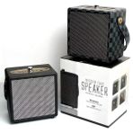Güvenli Sepet X2 Retro Bass Stereo Wireless Speaker Bluetooth Hoparlör Deri Kaplama Fm/aux/usb- Tf Giriş 10 W Müzik Çalar - Lacivert