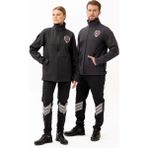 Güvenlik Kıyafetleri Km-Softshell Mont Su ve Rüzgar Geçirmez, Nefes Alabilen Özel Güvenlik Montu - Füme - XL